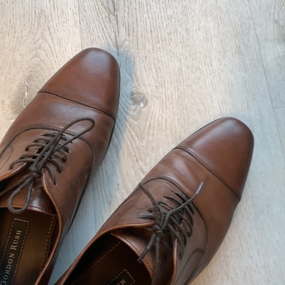 Gordon Rush Dillon leather Oxfords size 10.5 tan brown - Picture 7 of 14